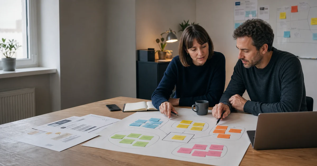 A business owner and technical consultant turn scattered notes into a clear AI assistant plan